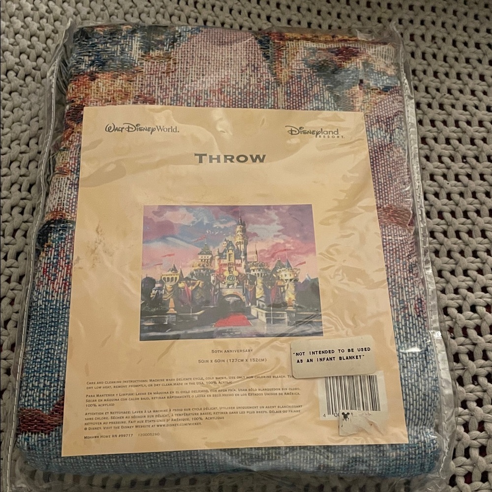 Disneyland Resort Castle Tapestry Throw - Multicolor